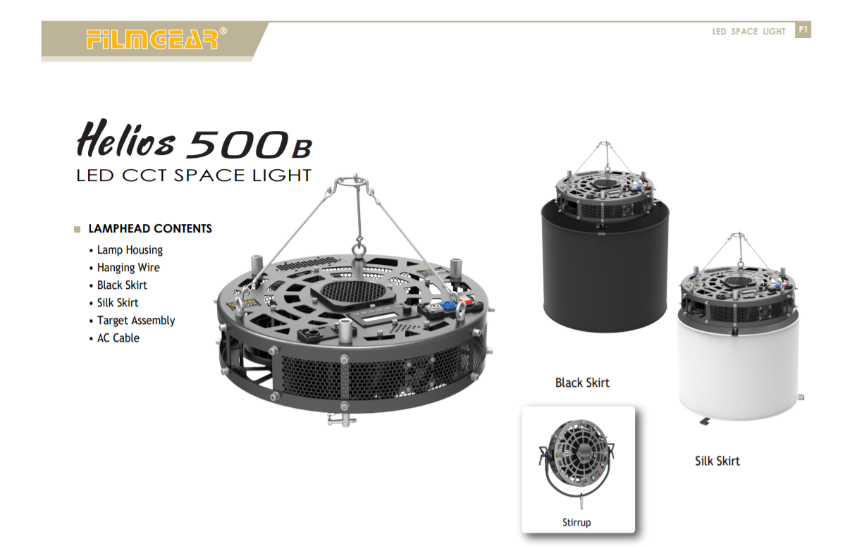 LED CCT SPACE LIGHT Helios 500B