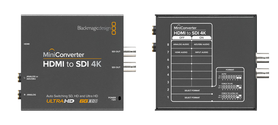 Mini HDMI to SDI 4K