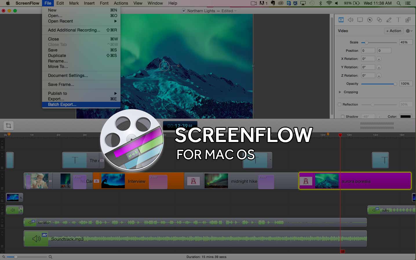 Phần mềm ScreenFlow