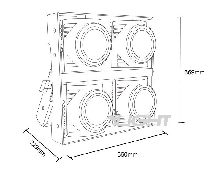 LED Blinder AL-WP4100